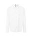 Mens Liam Patterned Collared Long-sleeved Button-down Shirt White Boss-1