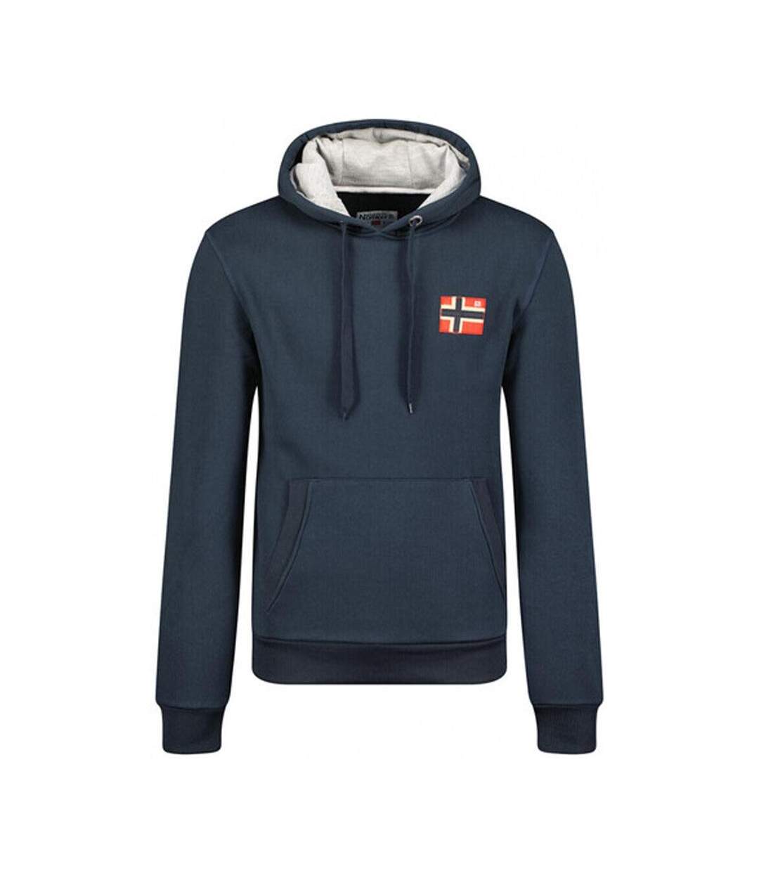 Sweat à capuche marine homme geographical norway fondant-1