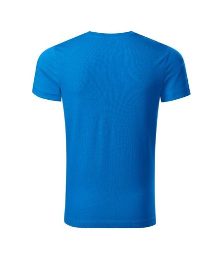 T-shirt Motif/style Uni Action Homme Bleu Clair Malfini