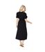 Robe mi-longue femme noir Dorothy Perkins