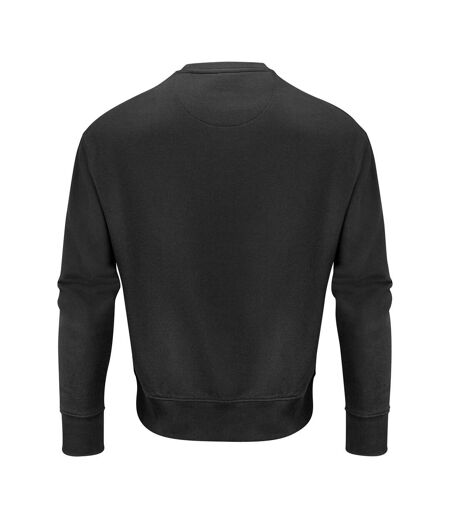 Unisex Adult Hopedale Crew Neck Sweatshirt Black James Harvest