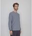 Pull en coton bleu confortable pour homme - Style décontracté et élégant au quotidien-3