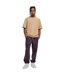 Mens Plain Tall T-shirt Union Beige Urban Classics-3