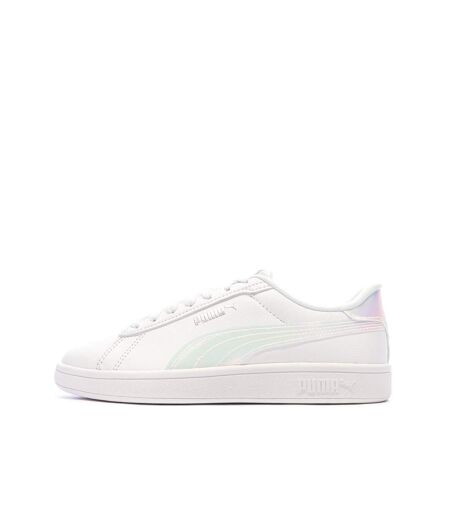 Baskets blanches homme puma smash 3.0 holo