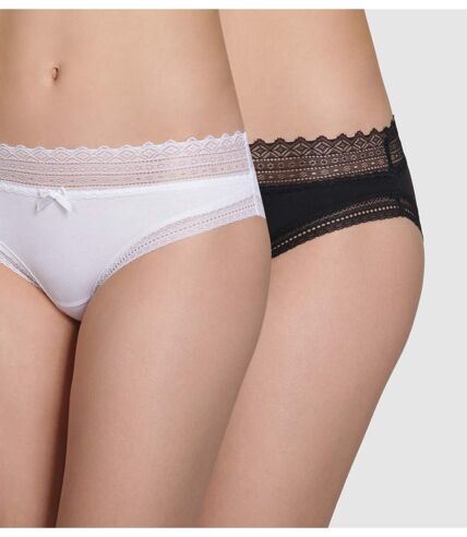 Lot de 2 Slips Coton Sexy Fashion