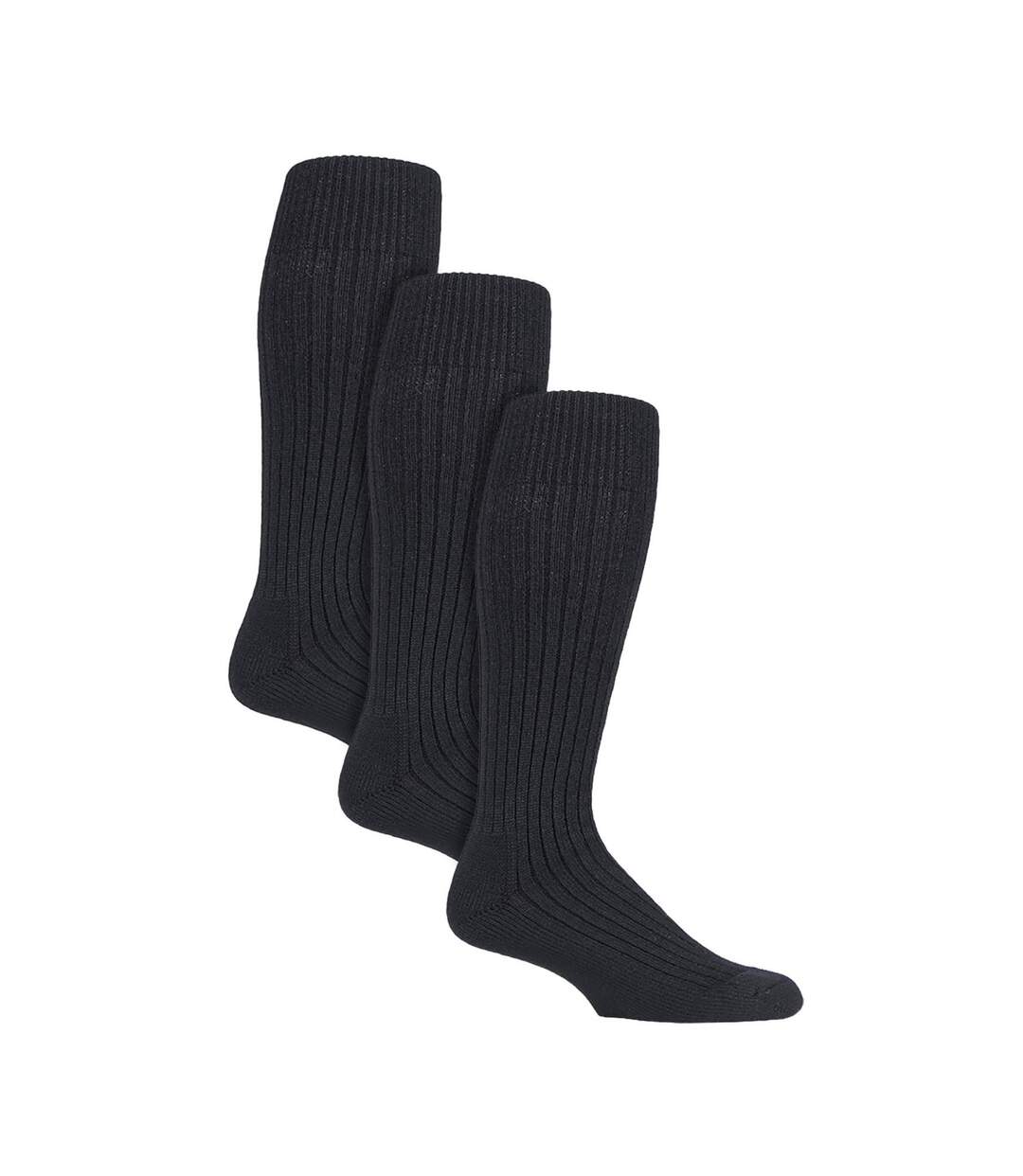3 Pack Long Boot Mens Socks for Outdoor Wellington | Knee-High Military Socks-1