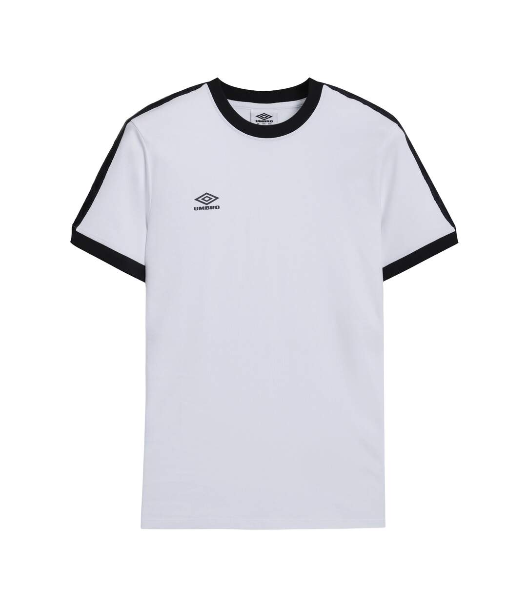 Mens Taped T-shirt Brilliant White Umbro-1