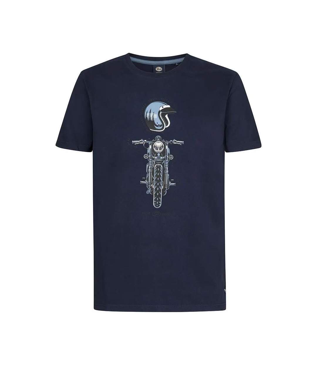 T-shirt Marine/Bleu Homme Petrol Industries TSR650 - 3XL-1