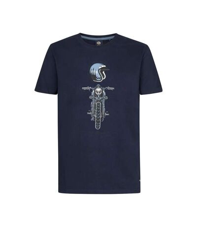 T-shirt Marine/Bleu Homme Petrol Industries TSR650 - 3XL