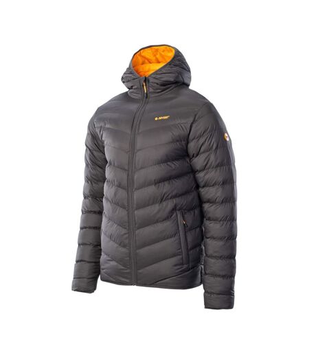 Doudoune Matelassée Salrin Homme Encre Noire Jaune Orangé Hi-Tec