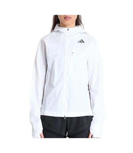 Veste de running blanc femme adidas adizero