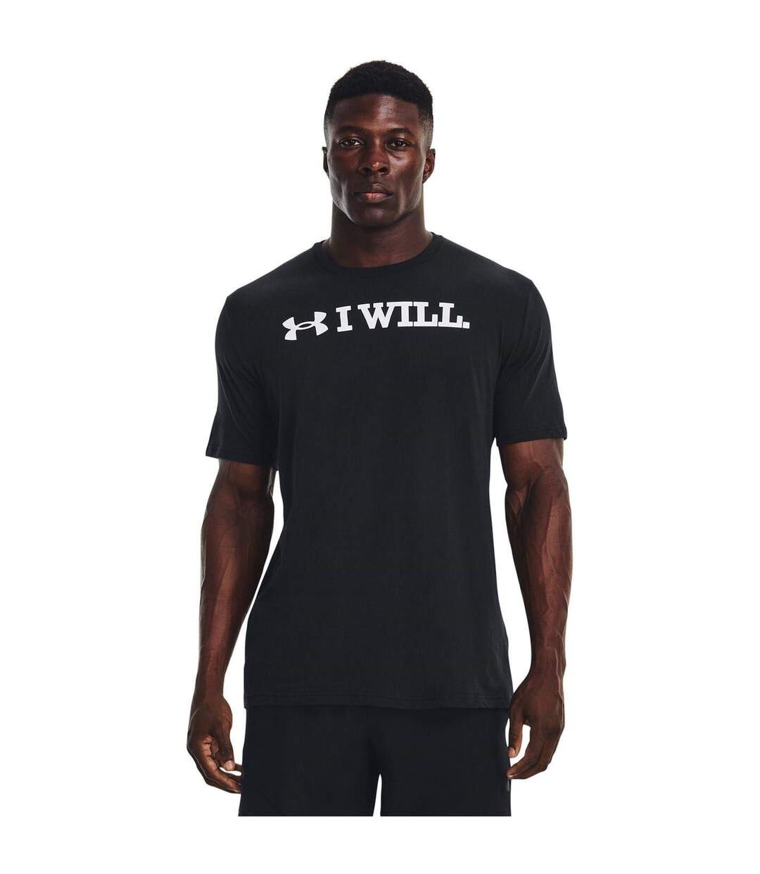 Mens I Will T-shirt Black Under Armour-1