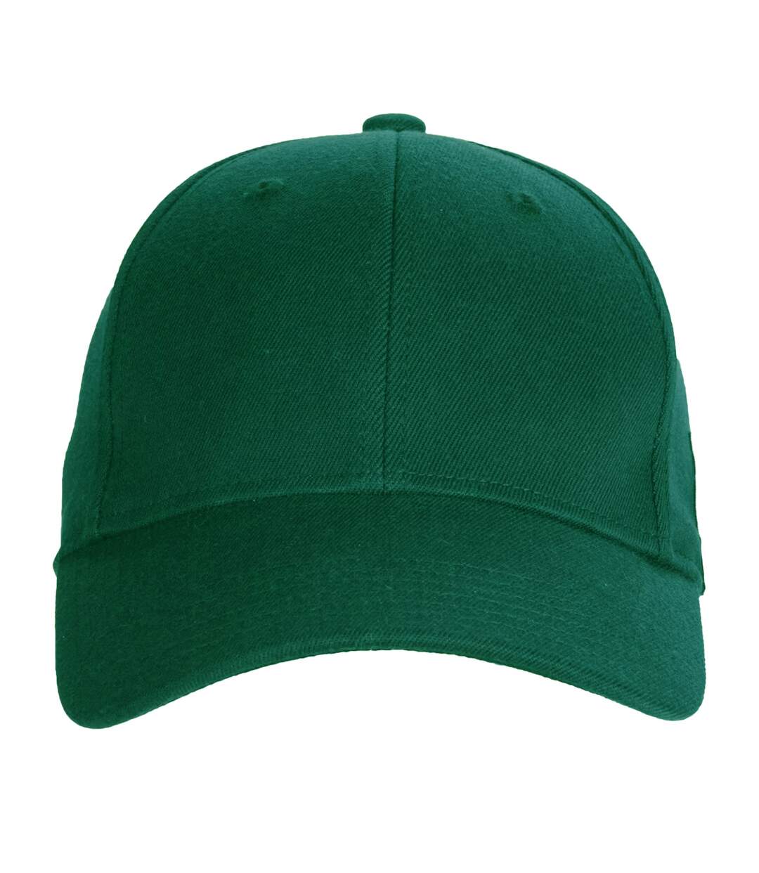 Casquette de baseball 100% coton épais adulte unisexe vert forêt Beechfield-1