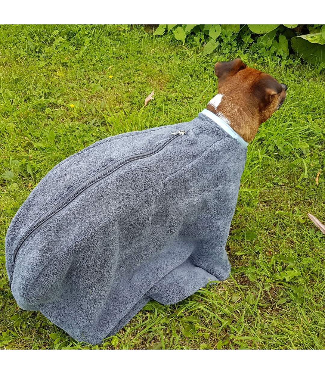 Dog drying coat large grey Henry Wag-3