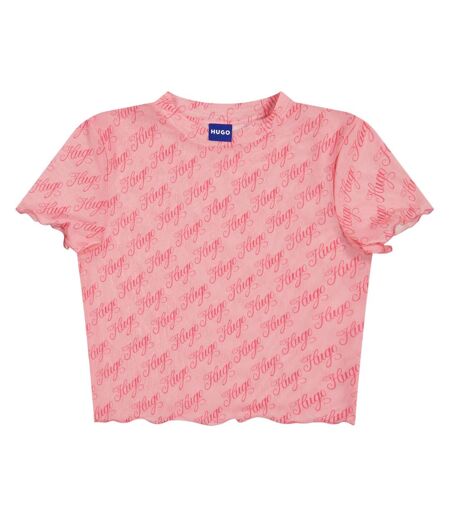 Haut Motif/style Imprimé Lettrage Femme Rose Hugo
