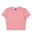 Haut Motif/style Imprimé Lettrage Femme Rose Hugo-1