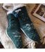 1 Pair Ladies Chunky Sherpa Lined Cosy Moccasin with Pom Pom - Warm Comfort-5