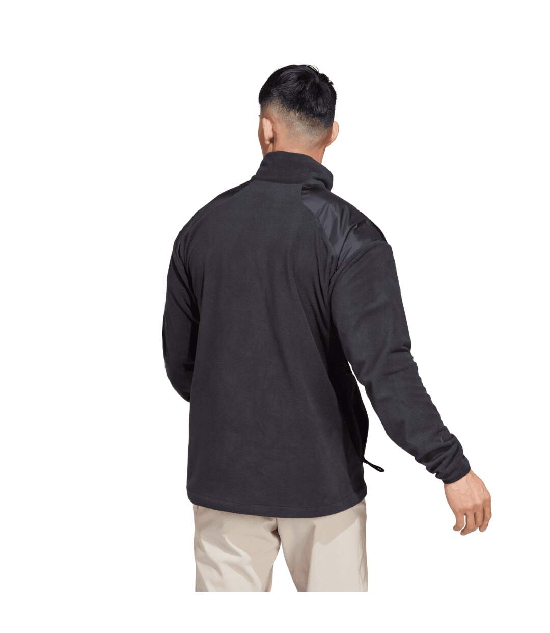 Mens Terrex Multi Wind Resistant Fleece Jacket Black Adidas-3
