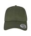Casquette De Baseball Classic Adulte Vert Kaki Foncé Flexfit-1