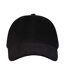 Casquette De Baseball Motif/style 6 Panneaux Noir Uni Elevate NXT-1