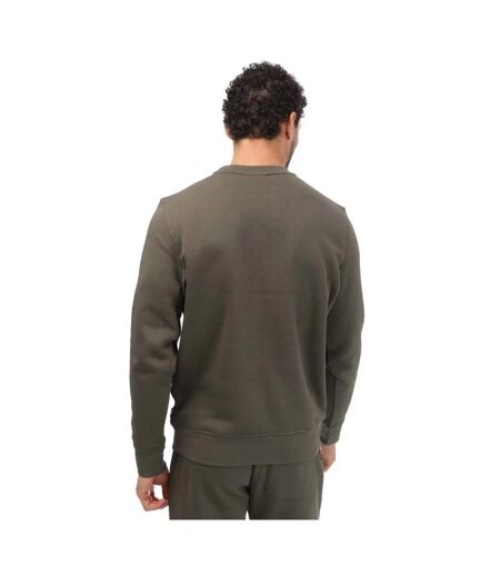 Unisex Adult Logo Printed Crew Neck Sweatshirt Green DKNY
