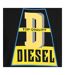 Unisex Adult Top Quality Logo T-shirt Black Diesel-3