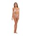 Womens/ladies Monogram Thong Pink Wolf-4
