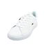 Baskets Carnaby Femme Blanc Jaune Vert Lacoste-1