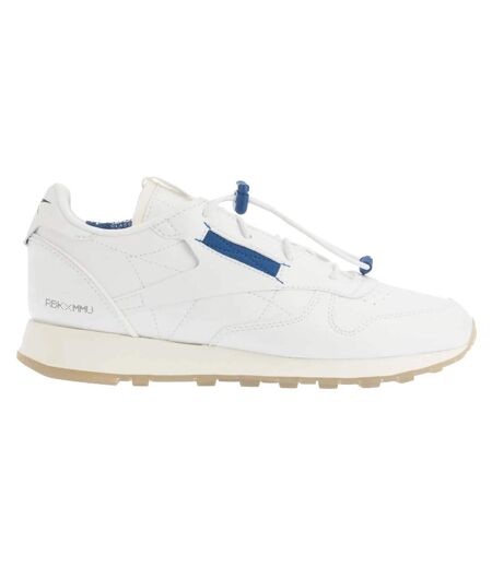 Mens milk makeup classic vegan trainers white/blue Reebok