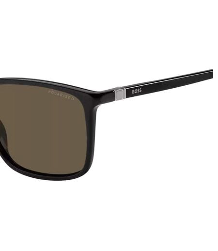 Lunettes De Soleil Motif/style Polarisé Homme Taille Unique Noir Hugo Boss