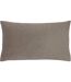 Sunningdale velvet rectangular cushion cover 30cm x 50cm mink Evans Lichfield