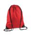 Sac à cordon premium taille unique rouge vif Bagbase-1