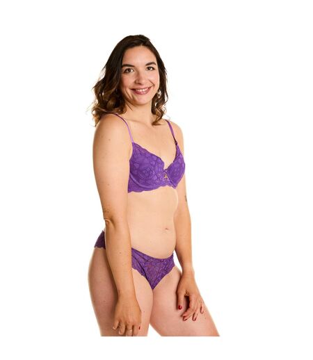 Soutien-gorge ampliforme violet Edito