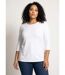T-shirt manches 3/4 clouté fantaisie-1