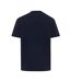 Unisex adult teide recycled cotton t-shirt navy Iqoniq-2