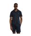 Mens Dundo Embroidered Short-sleeved Shirt Dark Navy Nautica-2