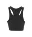 Spiro Womens/Ladies Softex Stretch Sports Sleeveless Crop Top (Cloudy Grey) - UTRW5171