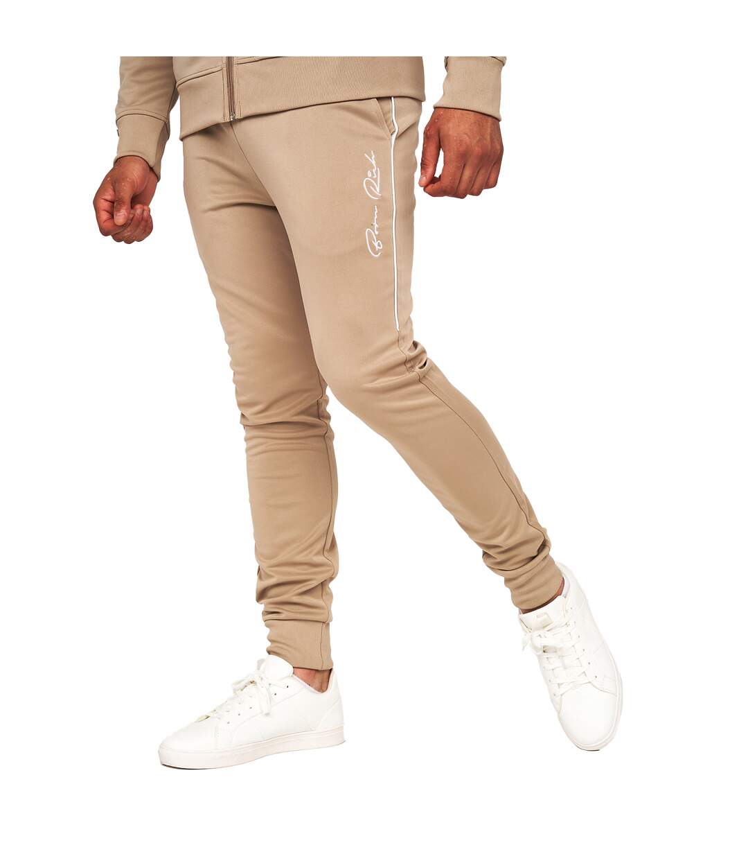 Haut De Survêtement Granero Homme Taupe Born Rich-4