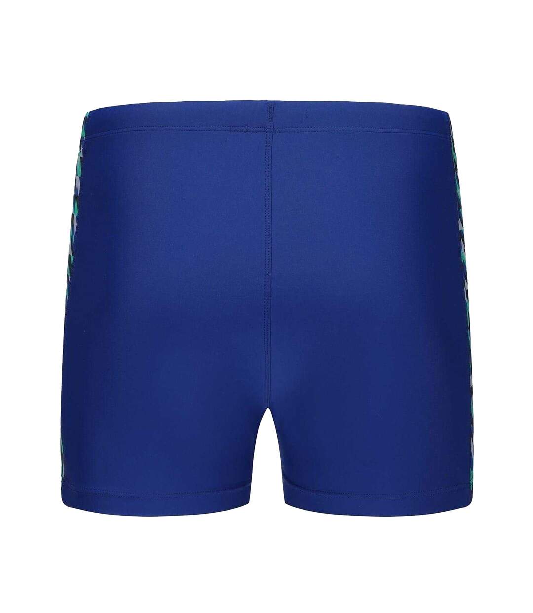 Mens Geometric Pattern Swimming Trunks Blue Slazenger-2
