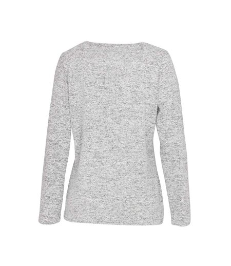 T-shirt Femme Gris Clair Chiné Stedman