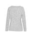 T-shirt Femme Gris Clair Chiné Stedman-1