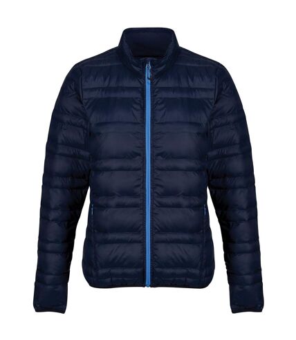 Regatta Womens/Ladies Firedown Baffled Quilted Jacket (Navy/French Blue) - UTRG5070