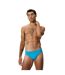 Mens Big Logo Endurance+ Swim Briefs Turquoise Speedo-1