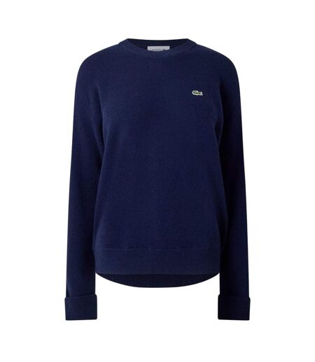 Pull Femme Bleu Marine Foncé Lacoste
