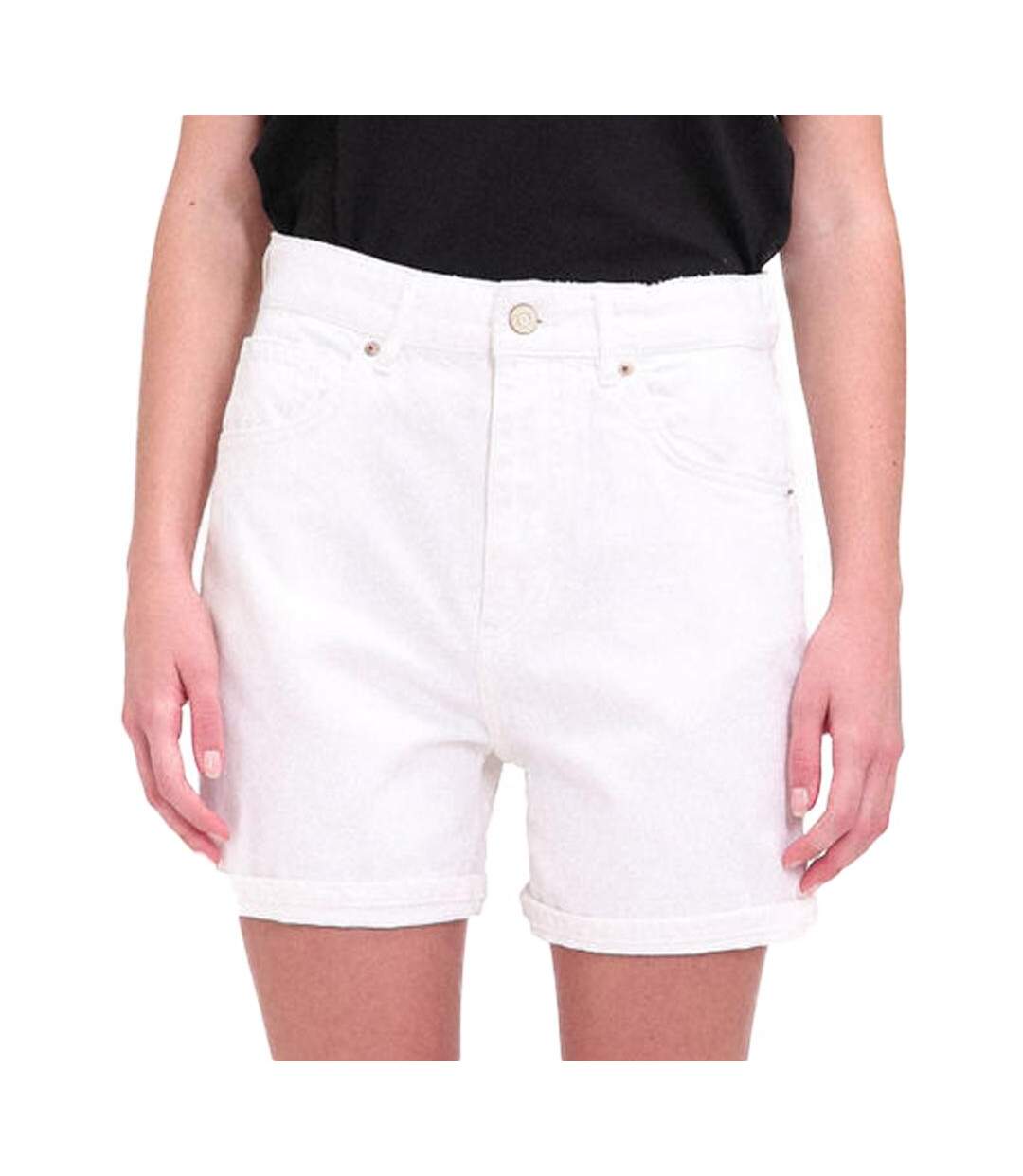 Short Blanc Femme Teddy Smith Roller - XS-1