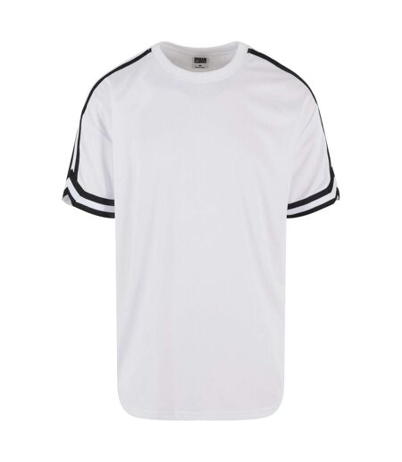 T-shirt Motif/style À Rayures Homme Blanc Urban Classics