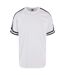 T-shirt Motif/style À Rayures Homme Blanc Urban Classics-1