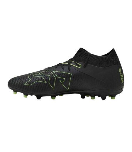 Mens Future 8 Match Flat Firm Ground Football Boots  Black Puma