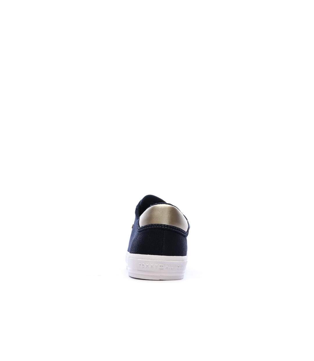 Baskets marine femme tommy hilfiger vulc canvas lace up-3