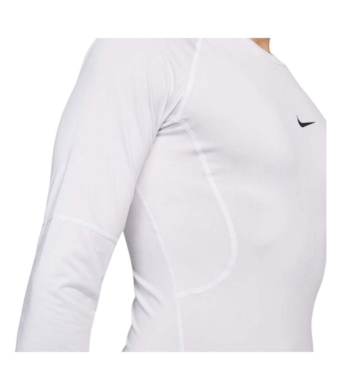 Haut Thermique Manches Longues Pro Homme Blanc Nike-4